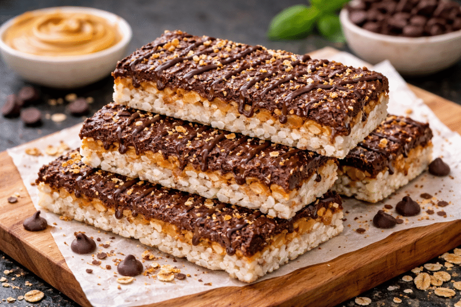 04 Barrinha de Proteína com Biscoito de Arroz