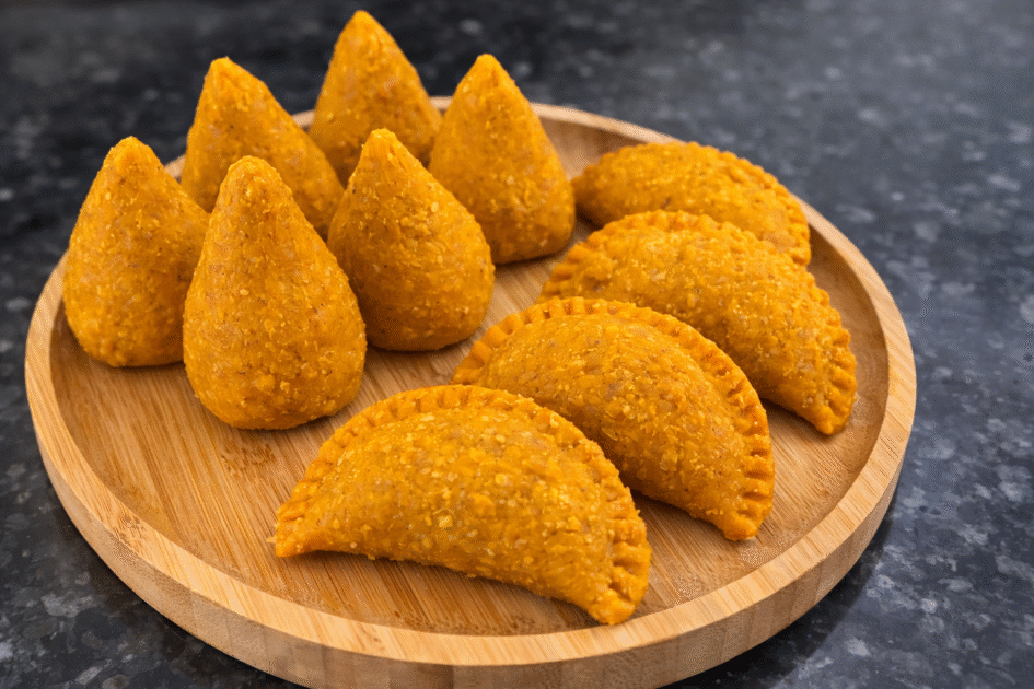 07 Pastelzinho e coxinha de abóbora