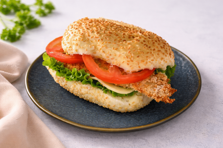 124 Sanduíche de frango crocante