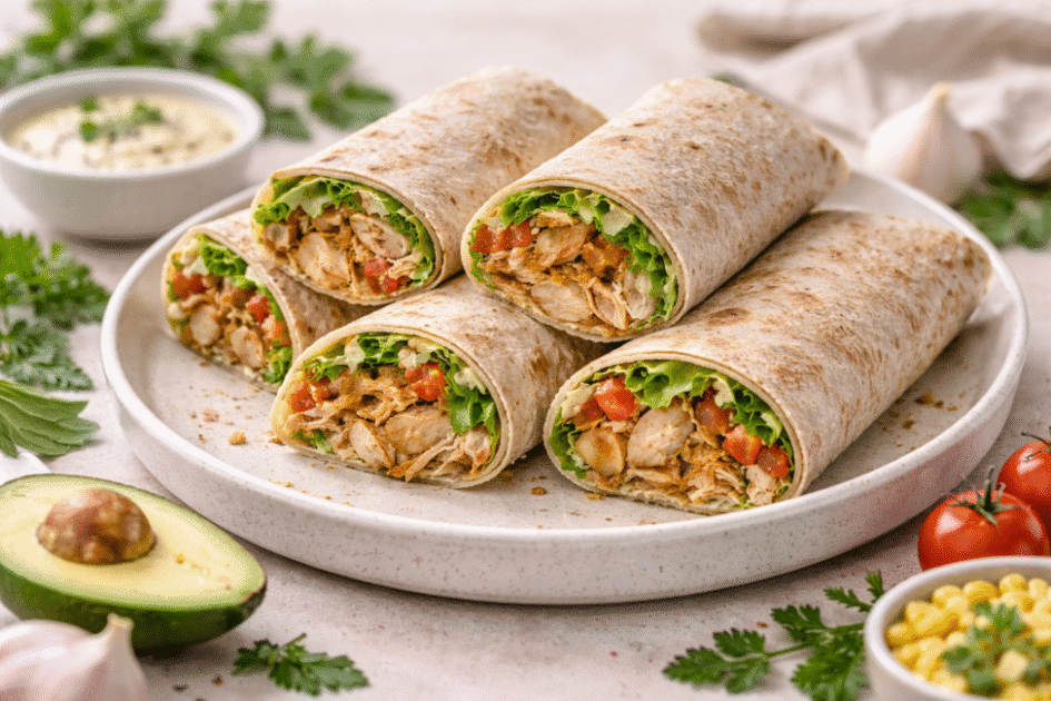 15 Wrap de sobrecoxa